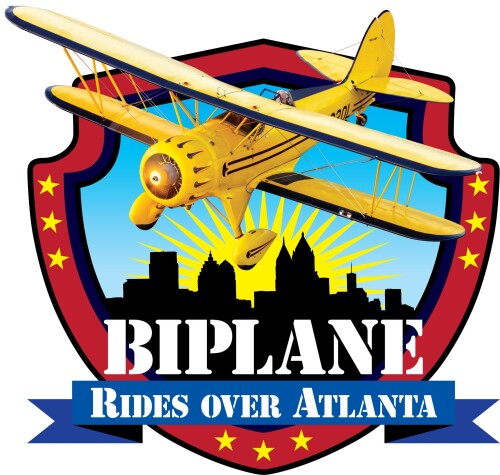Biplane Rides Over Atlanta's logo